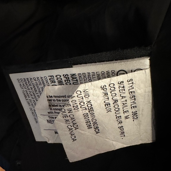 CANADA GOOSE 3802L SHELBURNE PARKA Heritage Jacket Down 625 Fur Trim Navy 🇨🇦 - Picture 8 of 15